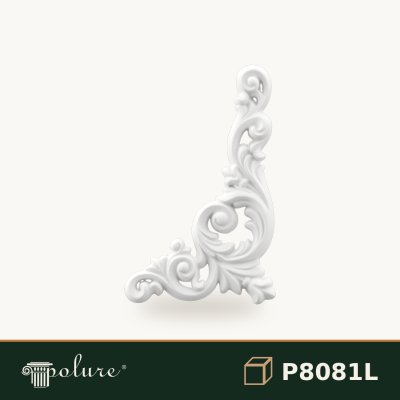 Colț Decorativ din Poliuretan 24x15 cm pentru Ancadramente