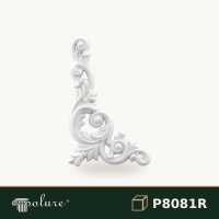 Ornament decorativ de colț dreapta poliuretan 24x15 cm