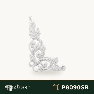 Colțar Decorativ din Poliuretan cu Acant 61x41 cm