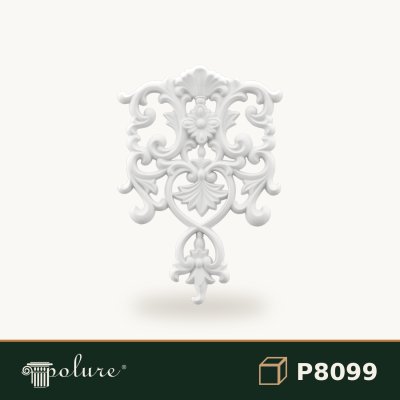 Ornament Decorativ Sculptat din Poliuretan 28x19 cm