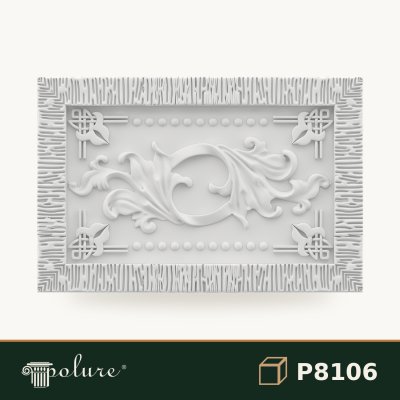 Ornament Decorativ din Poliuretan cu Acant 26x39 cm