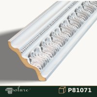 Cornișă Decorativă din Poliuretan cu Model Clasic 11x9 cm