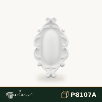 Element Decorativ Oval din Poliuretan 29x16 cm pentru Perete
