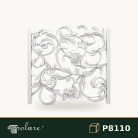 Panou Decupat Decorativ din Poliuretan 100x99 cm cu Relief