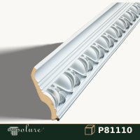 Cornișă Decorativă din Poliuretan cu Model 11x11 cm