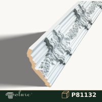 Cornișă Decorativă din Poliuretan cu Model Sculptat 11x13 cm