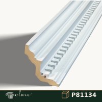 Cornișă Decorativă din Poliuretan cu Model 13x13 cm