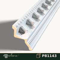 Cornișă Decorativă din Poliuretan cu Model Clasic 13x14 cm