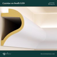 Profil Scafă Poliuretan Lumina Indirectă 9x14 cm P81376