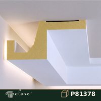 Profil Scafă Poliuretan pentru Lumină Indirectă LED 20x10 cm