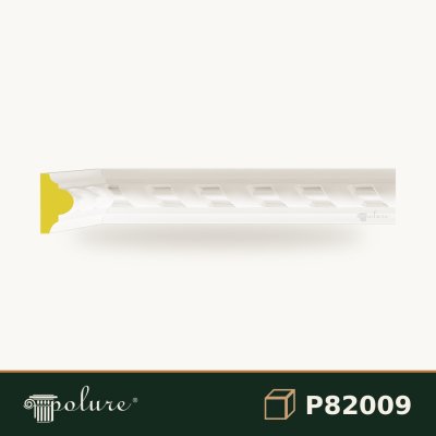 Baghetă Decorativă din Poliuretan cu Model Sculptat 2x4 cm