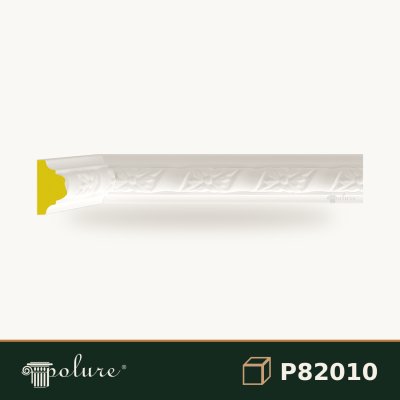 Baghetă Decorativă cu Model din Poliuretan 2x4 cm