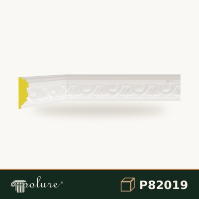 Profil Decorativ din Poliuretan cu Model Recurent 2x5 cm