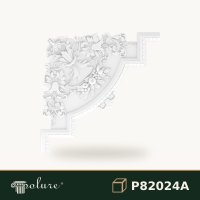 Colțar Decorativ Poliuretan cu Relief Floral 71x71 cm