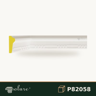 Brâu Decorativ din Poliuretan 9x4 cm Pattern Relief P82058