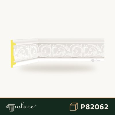 Bordură Decorativă din Poliuretan 2x8 cm Model Clasic
