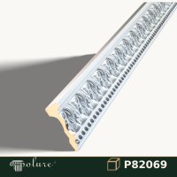 Cornișă Decorativă din Poliuretan cu Model 3x11 cm
