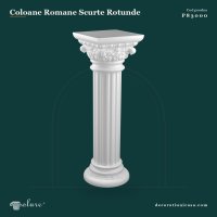 Coloană Scurtă Romană din Poliuretan 356x356x1070 mm