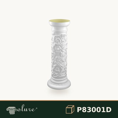 Coloană Scurtă din Poliuretan 35x35x95 cm cu Model Sculptat