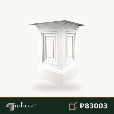 Bază Masă de Cafea din Poliuretan 59x59 cm Înălțime 76 cm