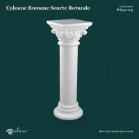 Coloană Scurtă Poliuretan Roma 36x107 cm Decorativă