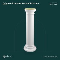 Coloană Scurtă Romană din Poliuretan 35x35x107 cm Netedă