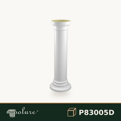 Coloană Scurtă Romană din Poliuretan 35x35x107 cm Netedă