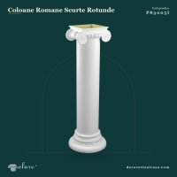 Coloană Romană Scurtă din Poliuretan 35x35x107 cm