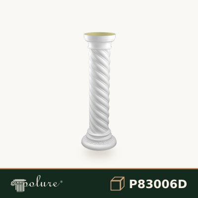 Coloană Romană Răsucită din Poliuretan 35x107 cm