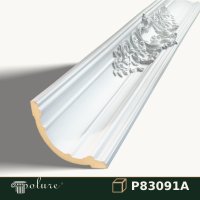 Cornișă Decorativă din Poliuretan cu Relief Clasic 18x18 cm