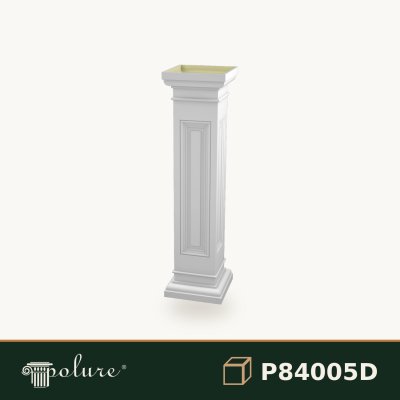 Pilastru Coloană Roma Scurtă din Poliuretan 28x107 cm
