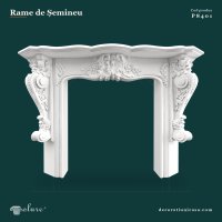 Rama Șemineu Decorativă din Poliuretan 145x105 cm Clasică