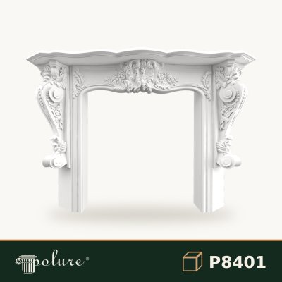 Rama Șemineu Decorativă din Poliuretan 145x105 cm Clasică