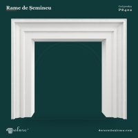 Rama Decorativa de Semineu din Poliuretan 120x105 cm