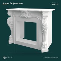 Șemineu Decorativ Clasic din Poliuretan 48x145x105 cm