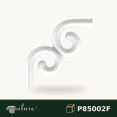 Colțar Decorativ Poliuretan pentru Baghetă Perete 20x20 cm