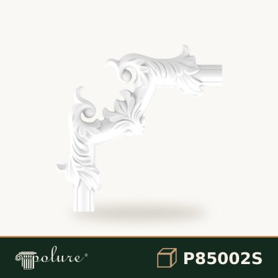 Colțar Baghetă Poliuretan cu Model Sculptat 18x18 cm