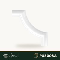 Colțar Baghetă Decorativă Netedă Poliuretan 20x20 cm
