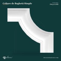 Element Colț Profil Poliuretan pentru Baghetă 13x13 cm