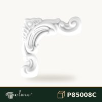Colțar Decorativ Poliuretan pentru Baghetă Perete 17x17 cm
