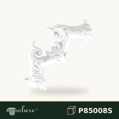 Colțar Poliuretan Decorativ Baghetă Perete 27x27 cm