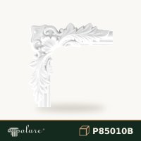 Colțar Decorativ din Poliuretan cu Relief Floral 25x25 cm