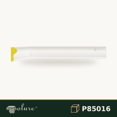 Profil Decorativ Perete Neted din Poliuretan 5x2 cm