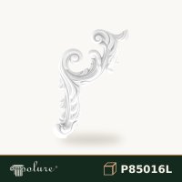 Colțar Poliuretan Model Clasic cu Frunze de Acant 51x30 cm