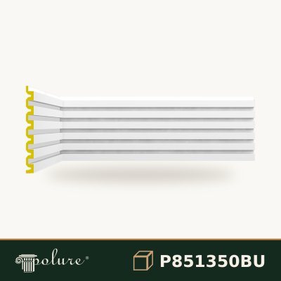 Panou Decorativ din Poliuretan Tip Șipcă 33x240 cm