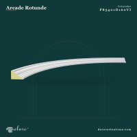 Arcadă Rotundă din Poliuretan 5x124 cm Profil Curbat