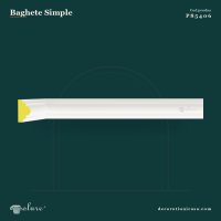 Baghetă Decorativă Platā din Poliuretan 3x6 cm