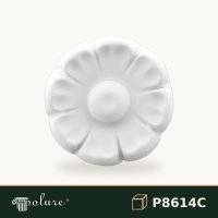 Rozetă Florală Decorativă din Poliuretan 10x10 cm