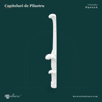 Capitel Decorativ Pilastru Poliuretan 15x14x96 cm