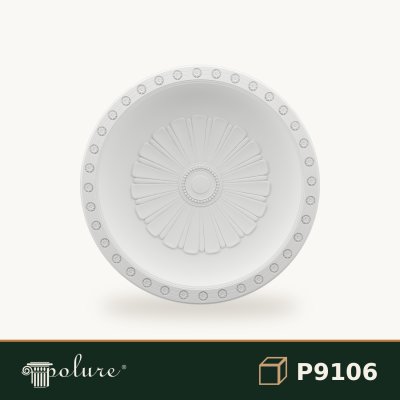 Cupolă din Poliuretan P9106 pentru Tavan 135x23 cm